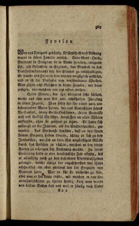 Fenelon - Cardinal Mazarin.