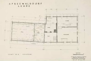 Lehde, Wohnhaus, Bauaufnahme