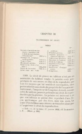 Chapitre III. Transmission du droit