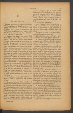 II - La cita, la duda