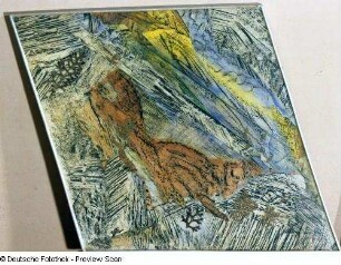 Abstrakte Materialkomposition "Mountain Landscape"
