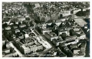 Leipzig. Blick auf Reichsgericht u. Neues Rathaus