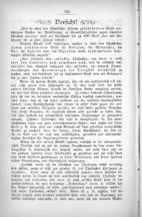 Vorsicht!