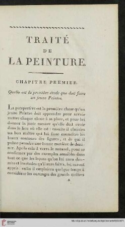 Traité de la peinture