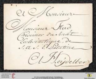 Kuvert Vorderseite