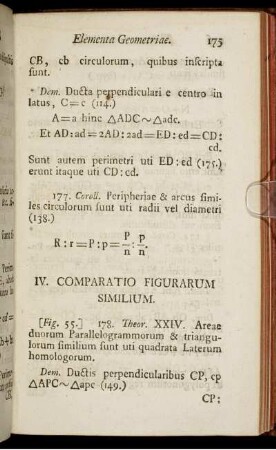 IV. Comparatio Figurarum Similium.