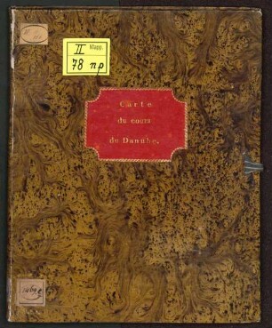 Carte Du Cours Du Danube depuis Ulm jusqu'à son embouchure dans la Mer noire Ou Guide De Voyage A Constantinople sur le Danube : avec indication de totu ce qui a rapport à la Navigation des Pyroscaphes sur cette route