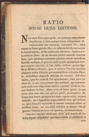 Ratio novae hujus editionis