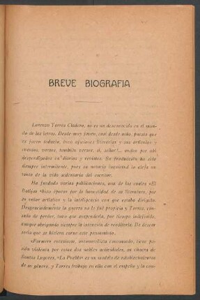 Breve biografía