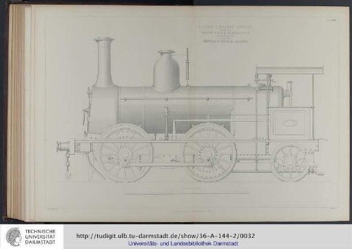 Mixed Traffic Engine, made by Messrs. Beyer Peacock & Co. Manchester for the Smyrna & Cassaba Railway