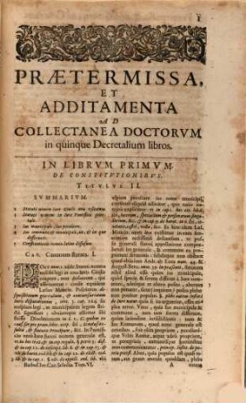 Collectanea Doctorvm Tam Vetervm, Qvam Recentiorvm, In Ivs Pontificivm Vniversvm, 6