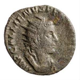 Münze, Antoninian, 257 - 258 n. Chr.