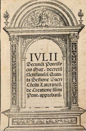 Decretum quintae Sessionis Concilii Lateranensis