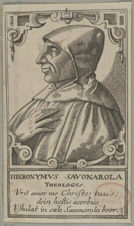 Bildnis des Hieronymvs Savonarola