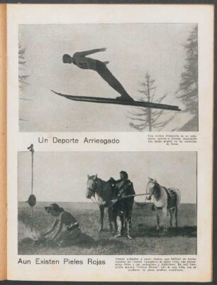 Un deporte arriesgado. - Aun existen pieles rojas
