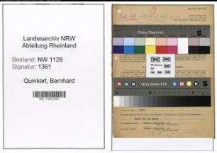 Entnazifizierung Bernhard Quinkert , geb. 05.05.1909 (Polizist)