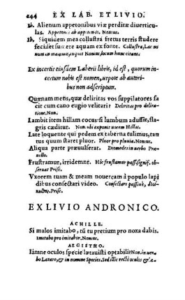 Ex Livio Andronico.