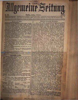 Allgemeine Zeitung. 1875, [4] = 10 - 12