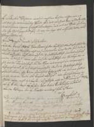 Brief von Arnold Bergfeld, Johann August Stallknecht und Jeunet Duval