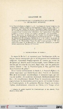 Chapitre III: Les monuments de l’architecture religieuse- La décoration sculptée