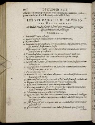 Lex XVI. Cajus Lib. III. De Verborum Obligationibus. Ex duobus reis stipulandi ...