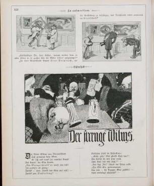 "Zu aufmerksam" "Der strenge Wilms"