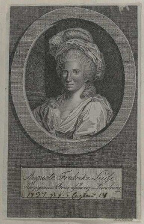 Bildnis der Auguste Fridrike Luise, Herzogin von Braunschweig-Lüneburg