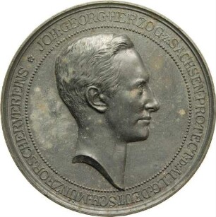 Prinz Johann Georg - 5. Vereinstag Deutscher Münzforscher in Dresden / Probe
