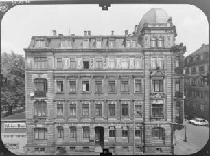 Dresden-Neustadt, Glacisstraße 26. Wohnhaus (um 1885). Straßenfront