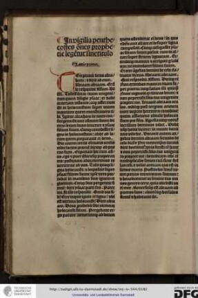 Lectio prima Temptavit deus Abraham et dixit ad eum...