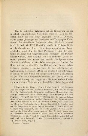 Pergamos : Untersuchungen über die Frühgeschichte Kleinasiens und Griechenlands