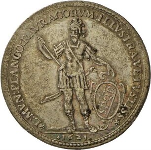 Medaille der Stadt Basel auf Lucius Munatius Plancus, 1623