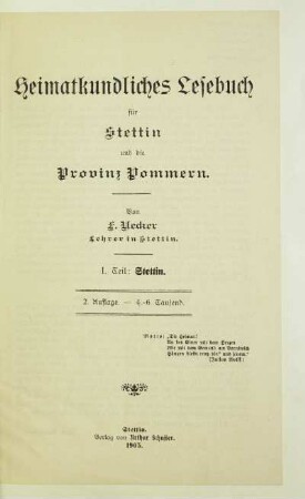 Teil 1: Stettin