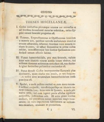 Theses Miscellaneae.