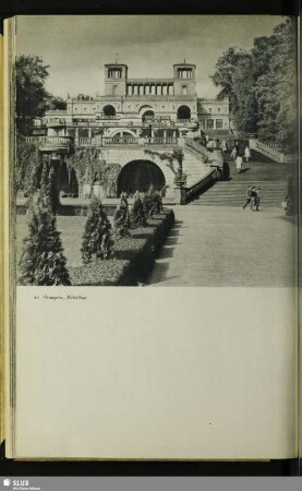 Orangerie, Mittelbau