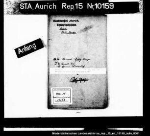 Der praktische Arzt Dr. med. Georg Lange in Emde