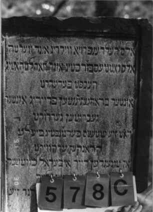 Grabstein 578 (Index: 99790967) Maße HxBxT: 141x67x41 cm Symbolik: nach unten gehaltene Fackeln: Grabstein 578C (Nachholaufnahme)