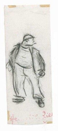 Mann mit Zigarette