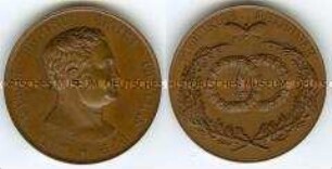 Deutschland, Sachsen-Weimar-Eisenach, Medaille auf den Tod von Herzog Carl August