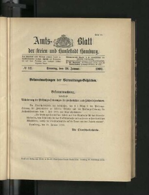 No. 12. 26. Januar. 1902.