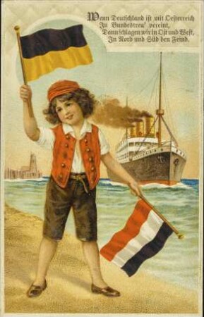 Wenn Deutschland ist mit Oesterreich [...]