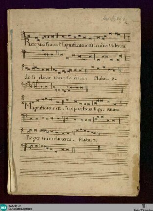 Chorales - Don Mus.Ms. 494