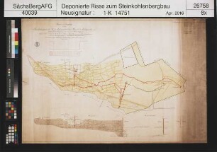 Brendel, [Rittergutsbesitzer], Steinkohlenwerk, Wurgwitz bei Dresden, Baue auf dem 1. Flöz (mit Nachbringungen)