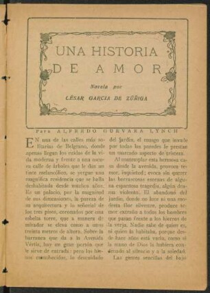1921003900: Una historia de amor : novela