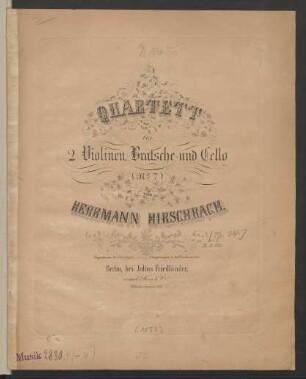 Quartett für 2 Violinen, Bratsche und Cello (No. 7)