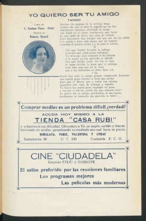 Yo quiero ser tu amigo : Tango