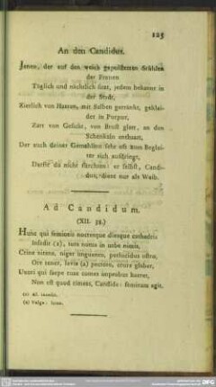 An den Candidus
