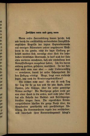 61-78, Zwischen vorn und ganz vorn