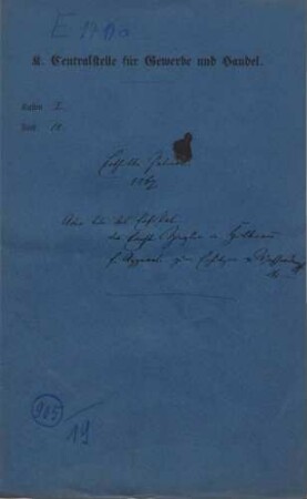 Patent des Ernst Ziegler in Heilbronn für Apparate zum Erhitzen von Wasserdampf