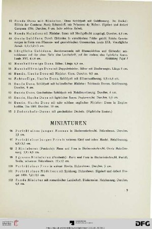 Miniaturen (Nr. 96-123)